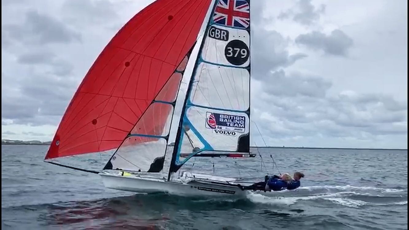 Hannah Bristow and Anna Carpenter British Sailing Team